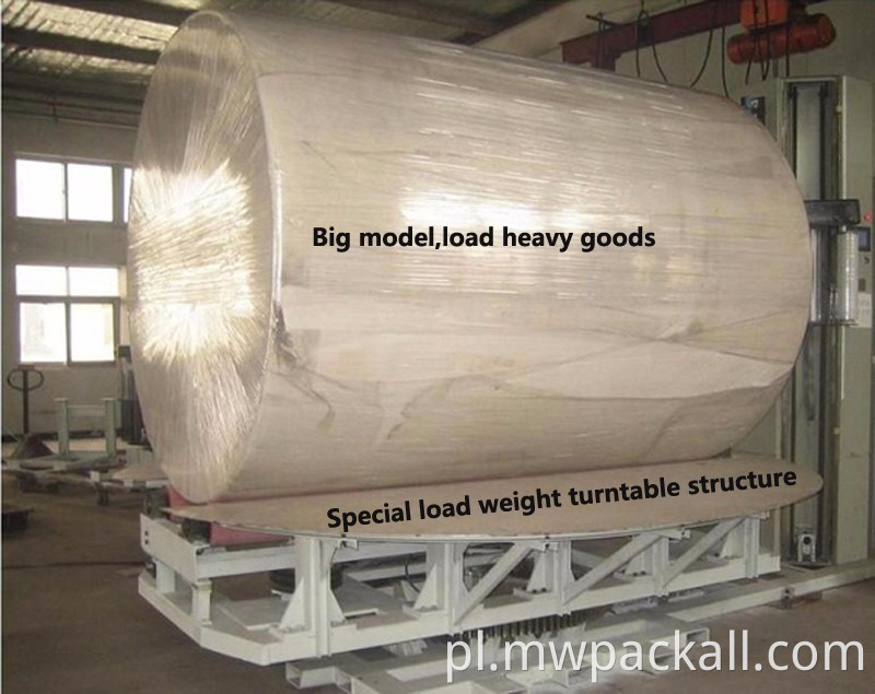 Hurtowa owijarka rolkowa / owijanie rolek papieru / cylindryczna maszyna do pakowania w folię stretch dla fabryki papieru